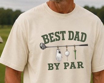 Camiseta "Melhor Pai por Par" | Camiseta para Pai Golfista | Presente de Dia dos Pais para Golfistas | Camiseta Divertida para Pai Golfista | Presente para Pai Amante de Golfe