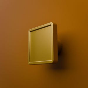 Bouton de meuble doré, poignée de commode carrée minimaliste compatible Malm