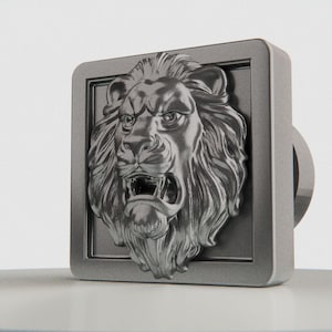 Tiradores para armarios Roaring Lion — Palazzo Square — Gris titanio