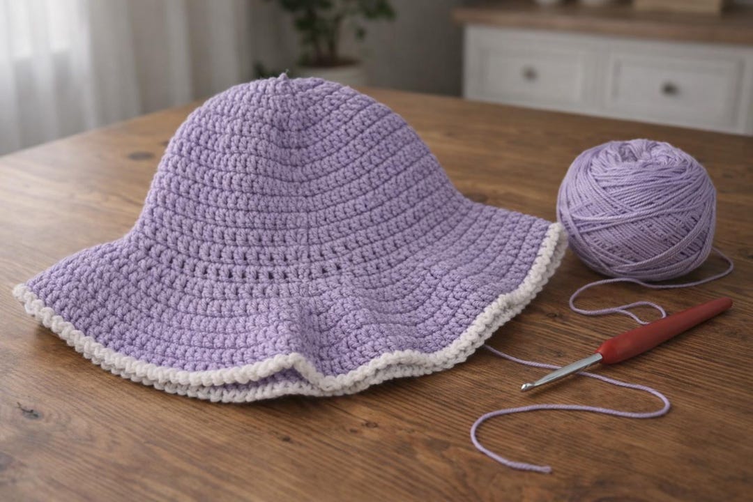 Crochet Bucket Hat Pattern PDF | Easy DIY Modern Summer Hat Tutorial - Etsy