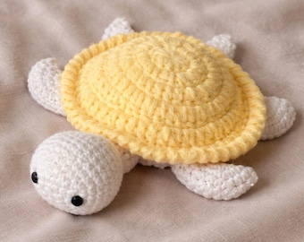 Turtle Crochet Pattern PDF, Easy Amigurumi Turtle Plush, Beginner Friendly Sea Turtle Toy Pattern, Cute Animal Crochet Download