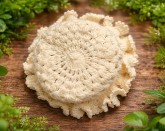 Mushroom Hat Crochet Pattern (PDF) | Ruffled Gills Toadstool Fairy Cottagecore | Easy Instant Download