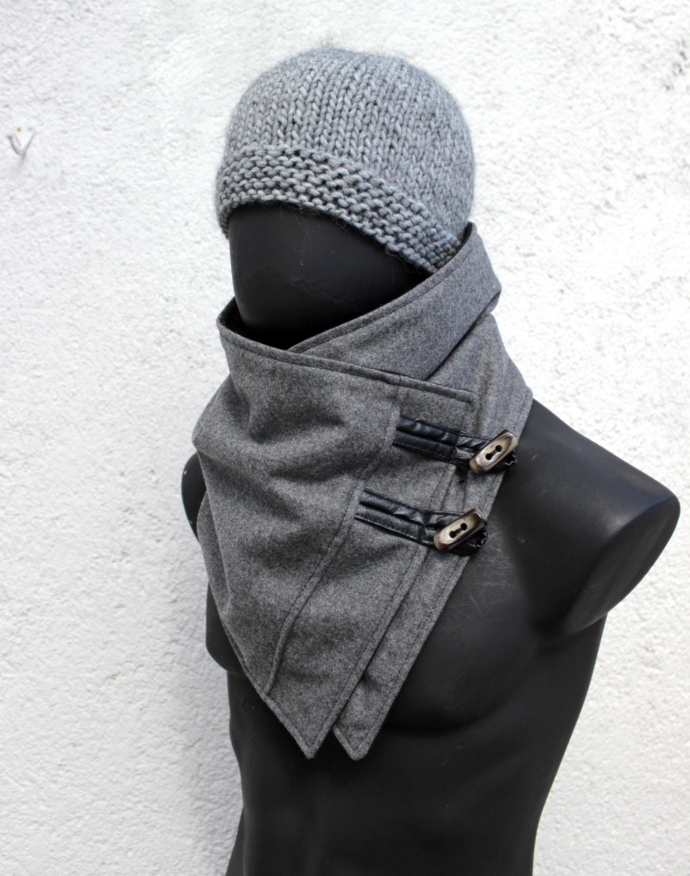 Bufanda con botones - Etsy