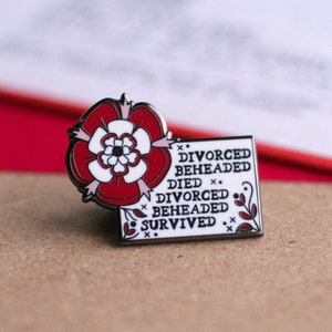 Divorced Beheaded Died Enamel Pin The Tudors