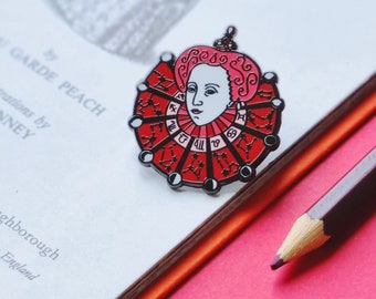 Queen Elizabeth I Enamel Pin The Tudors
