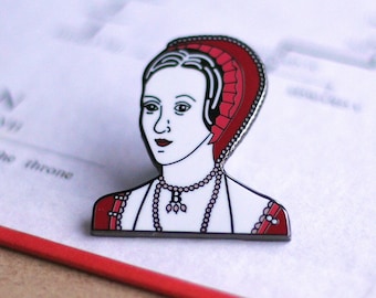 Anne Boleyn Enamel Pin The Tudors