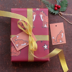 Carta da regalo natalizia Woodland Fox