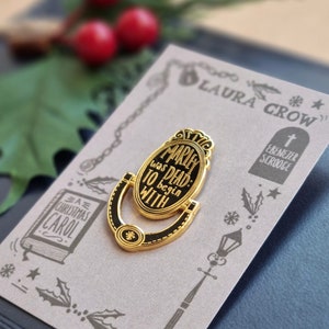 A Christmas Carol Door Knocker Enamel Pin