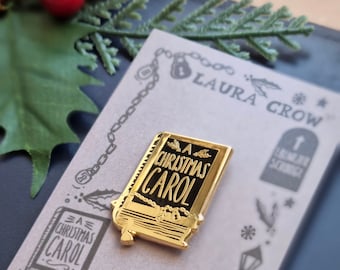 A Christmas Carol Book Enamel Pin