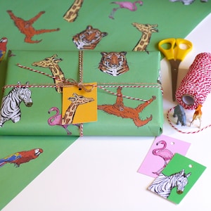 Safari Animal Wrapping Paper