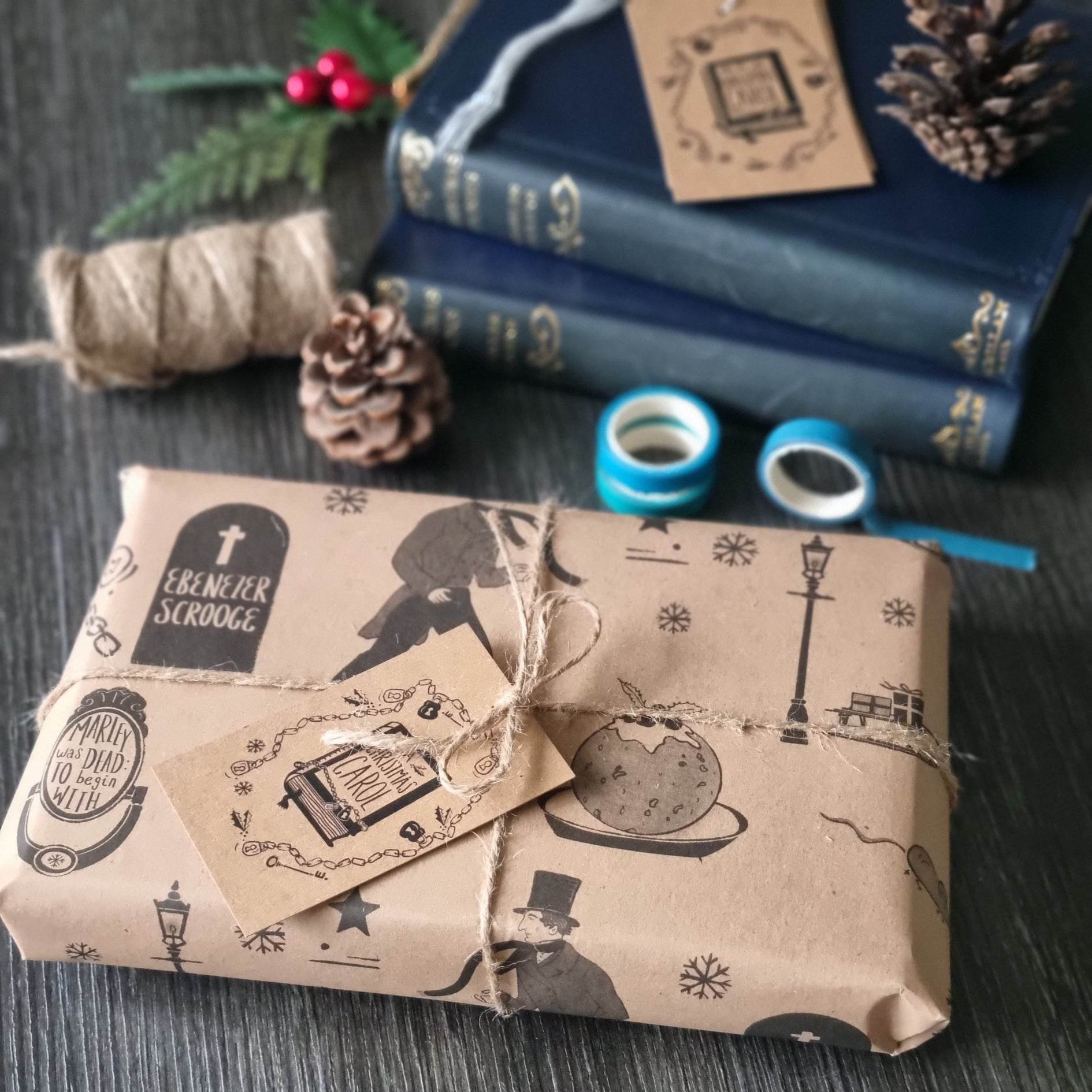 A Christmas Carol Christmas Wrapping Paper 