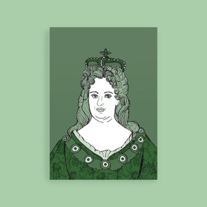 Queen Anne Postkarte The Favourite Print Englische Geschichte Druck Britische Geschichte Königsfamilie