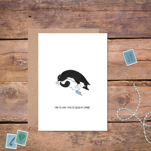 Black Cat Father's Day Card