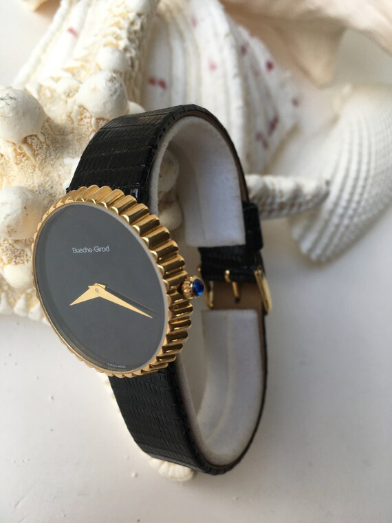 Vintage Bueche-Girod 18Kt Wrist Watch, 17 Jewels,… - image 6
