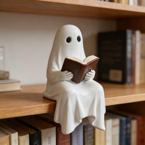 Spookachtige leesstandbeelden, halloweenversieringen, boekenplankornamenten, cadeaus voor boekenliefhebbers