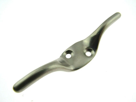 10 X CLEAT HOOK ROMAN BLIND CORD HOOK CHROME 3/"//75mm
