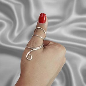 Silber MCP Splint Ring, verstellbare Daumenschiene, Arthritis-Stützring