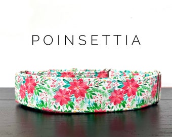 Poinsettia- Dog/Cat Collar and/or Leash
