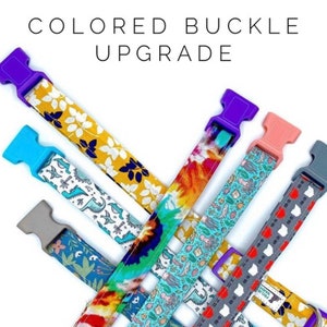 Coraline Grey with Black Polka Dots Dog/Cat Collar and/or Leash image 4