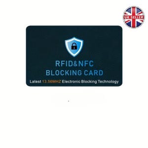 RFID / NFC Debit Credit Card Protector Blocker for Men & Women (UK Seller)