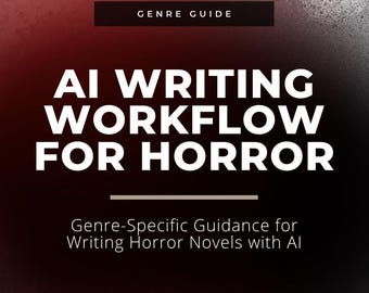 Flujo de trabajo de escritura con IA para terror/convenciones de género y técnicas de escritura (PDF digital)