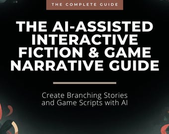 Guía de ficción interactiva con IA / Historias ramificadas, diálogos del juego (PDF digital)