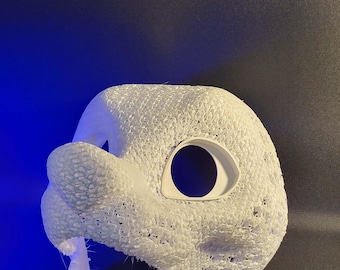 Canine/dog head base TPU for fursuit - flexible, soft