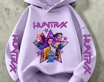 Sweat à capuche anime kawaii pour enfant, sweat dessin animé mignon, sweat à capuche unisexe pour enfant, streetwear tendance, cadeau pour enfant, pull confortable