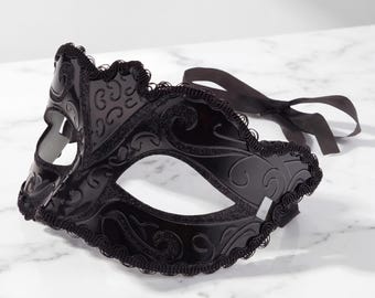 Venetian Masquerade Mask | Gothic Style Face Mask | Party Costume Masquerade