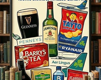 Irish Favorites Collection – Vintage Style Kitchen Poster