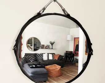 12" Baby Snaffle Bit Circle Mirror