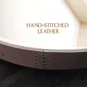 24" Equestrian Leather Mirror with Snaffle Bit - Horse Decor immagine 5