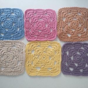 Coasters Doily Set of 4, 5x5 Cotton Butterfly