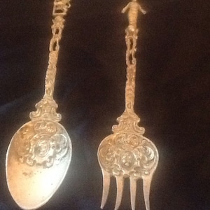 Vintage Montagnani fork and spoon