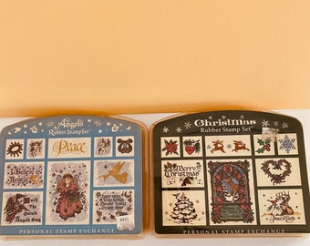 Christmas Rubber Stamp kit