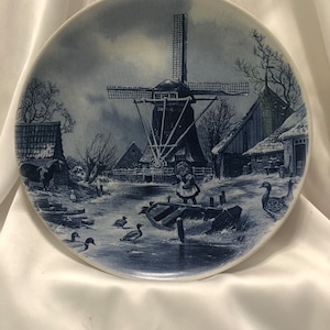 BV Delft Plate. Made in Holland 9 1/2&quot;