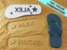 Custom Name Flip Flops - Personalized Sand Imprint Sandals. Available in 140+ color combinations 