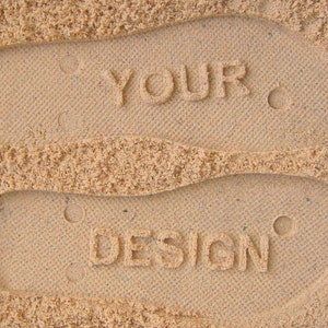 Follow Me Bring Weed Sand Imprint Flip Flops Available in 140 color combinations image 6