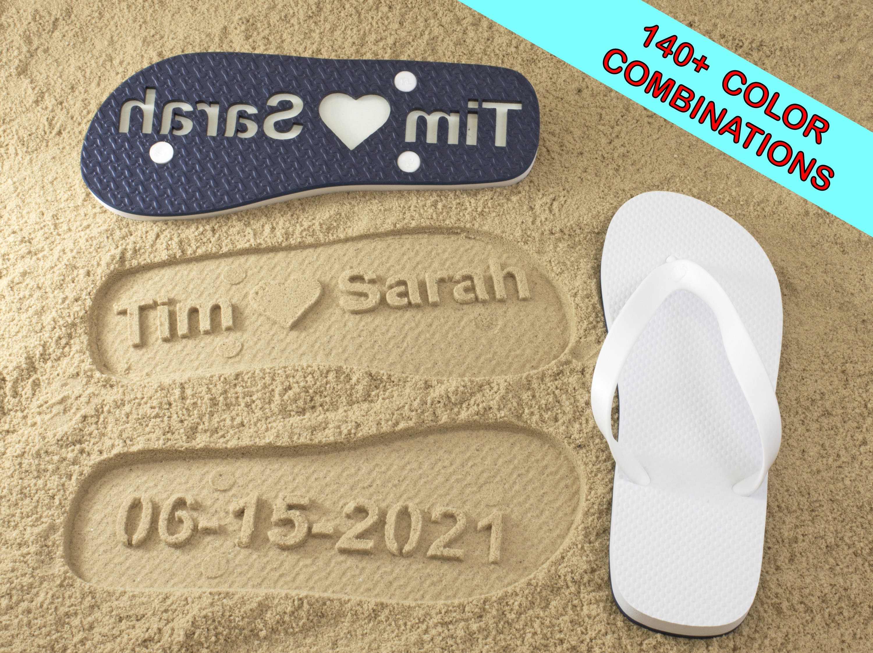 Wedding Flip Flops Stock Photo - Download Image Now - Flip-Flop