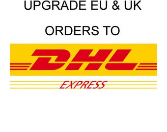 Mise à niveau de l'expédition DHL pour les commandes existantes vers l'UE et le Royaume-Uni (4-5 jours ouvrables pour le transit lors de l'expédition)