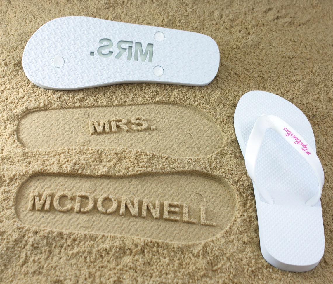 bachelorette party flip flops