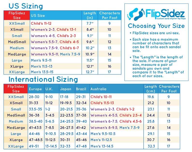 Custom Name Flip Flops  Personalized Sand Imprint Sandals. afbeelding 1