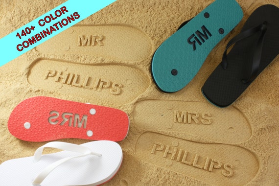 mr and mrs flip flops