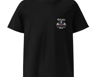 Organic Cotton T-Shirt: Back to the Future Quote Graphic Tee