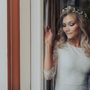 Vintage wedding dress, Boho wedding dress image 4