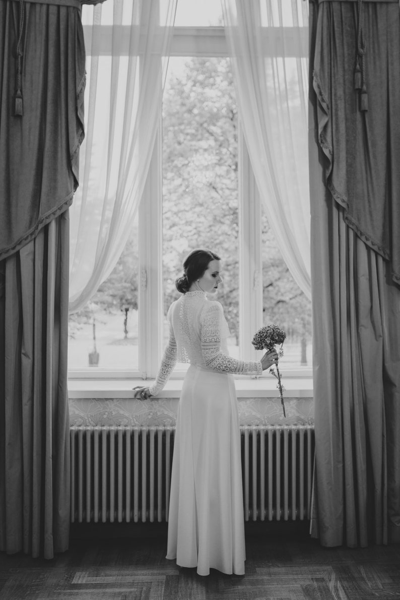 Winter Wedding Dress Long Sleeves - Etsy