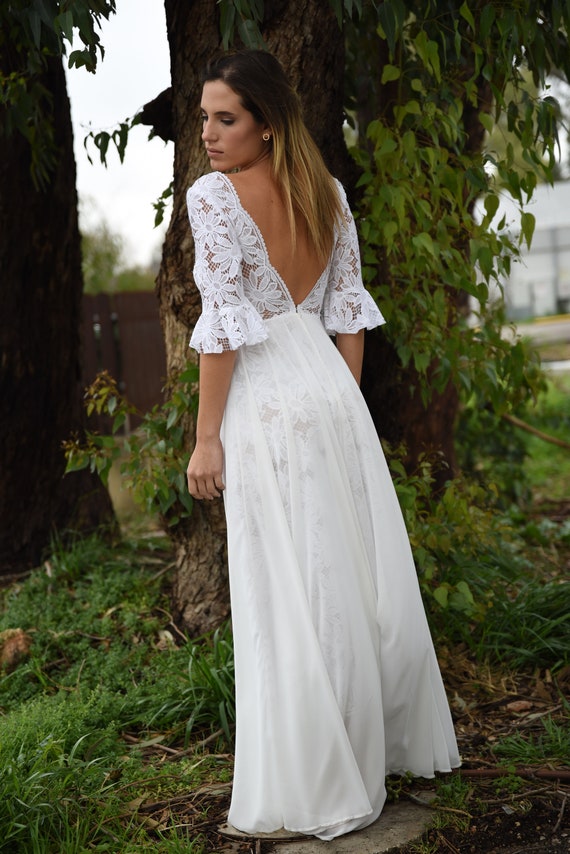 polka dot wedding dress