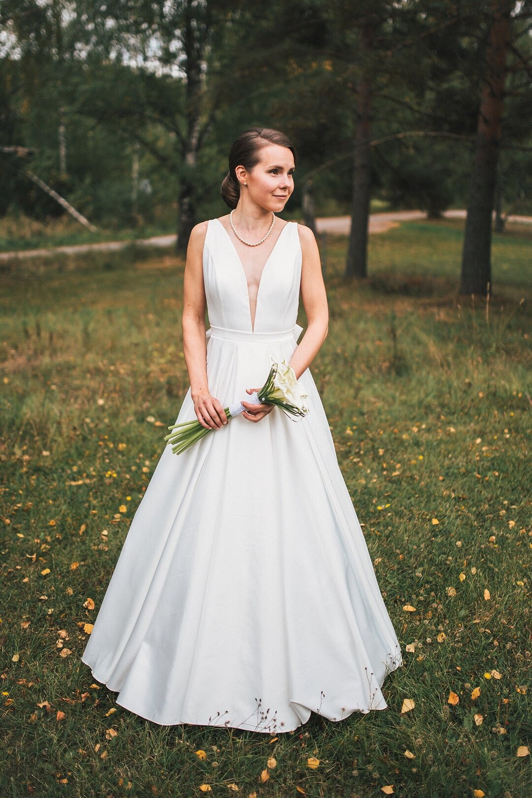 Vestido de novia sencillo y minimalista España