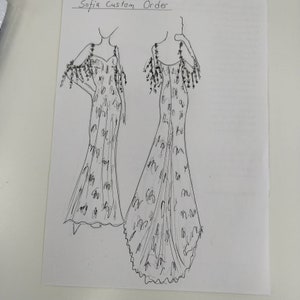 Sofia custom order boho bohemian wedding dress image 10