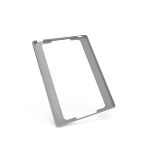May include: A light gray rectangular frame with rounded corners. The frame has a recessed area on one side and the text "UMJET" is printed on the side. The frame is angled slightly, showing its depth.